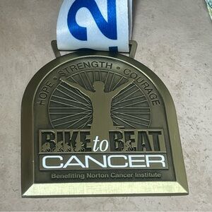 Norton Bike To Beat Cancer Race Medal